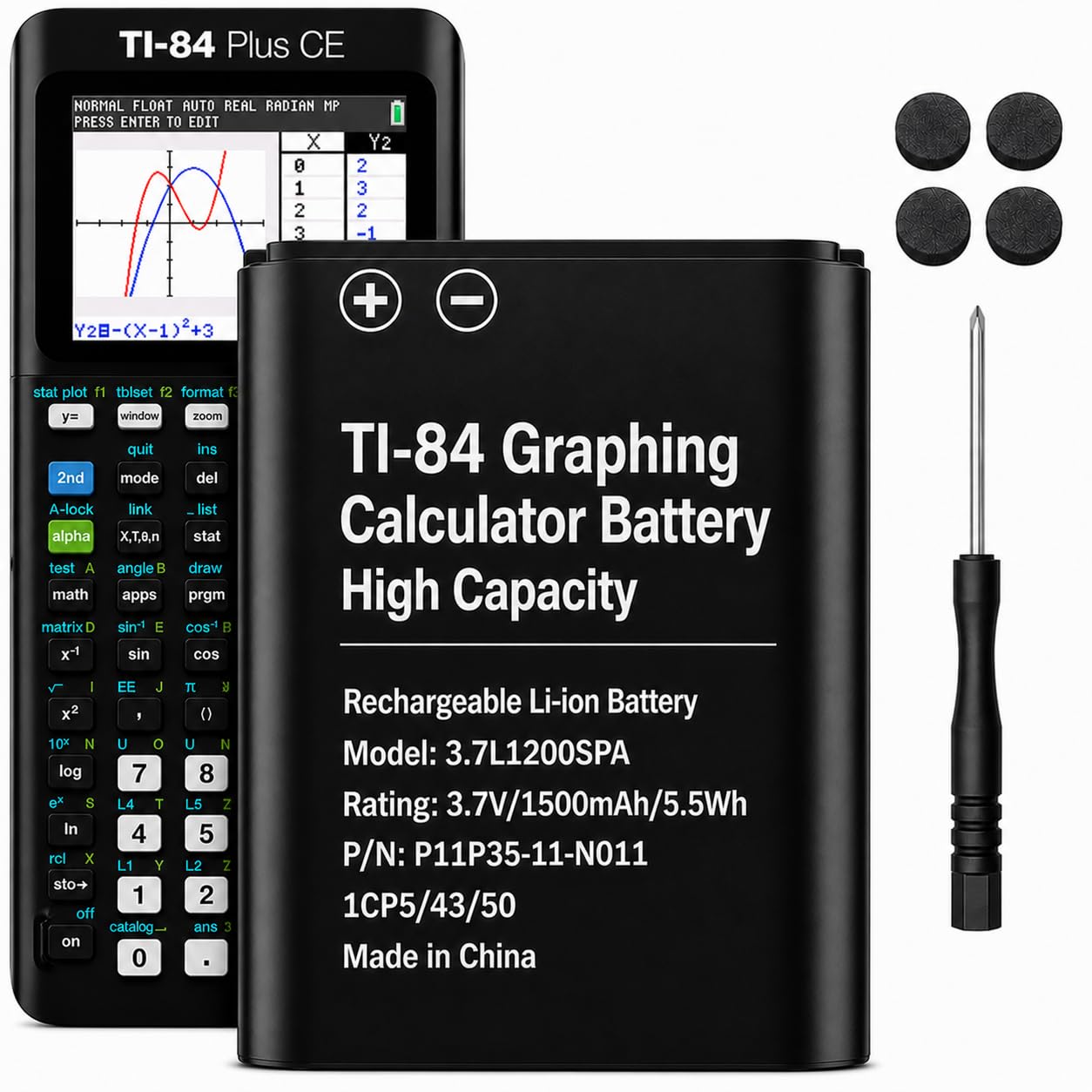 Amazon.com: TI-84 Plus CE Battery Replacement Fit Texas